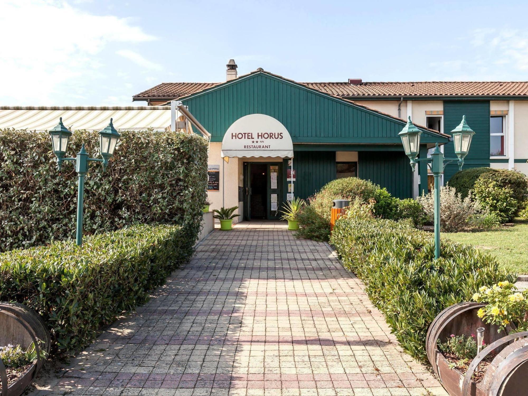 Logis Hotel Horus Restaurant Les Bruyeres Toulenne Eksteriør billede