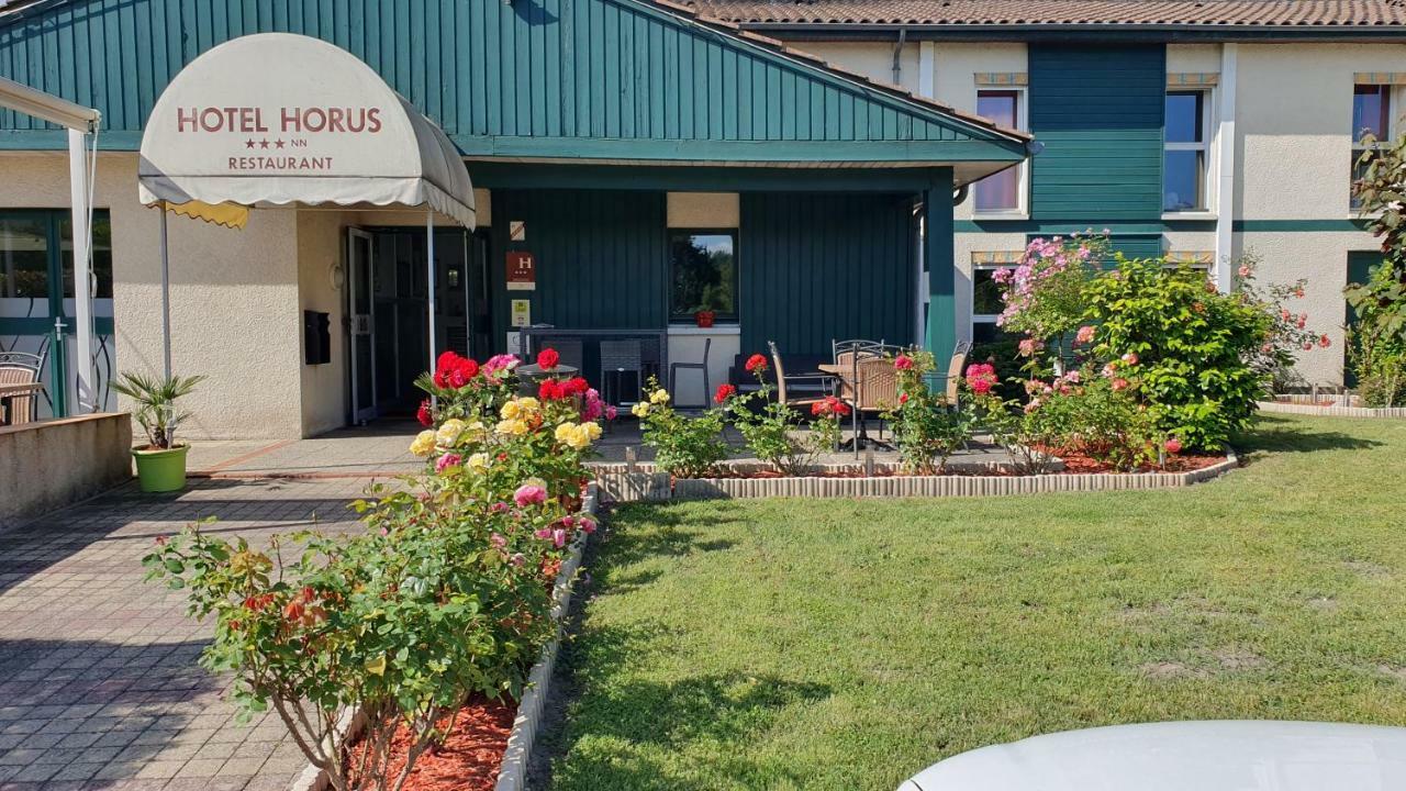 Logis Hotel Horus Restaurant Les Bruyeres Toulenne Eksteriør billede